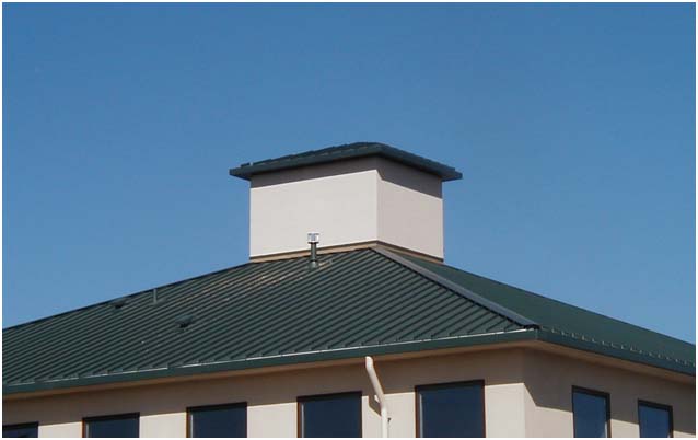 one-piece cupola assembly with seam roof all FRP-b